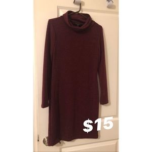 TurtleNeck Sweater Dress
